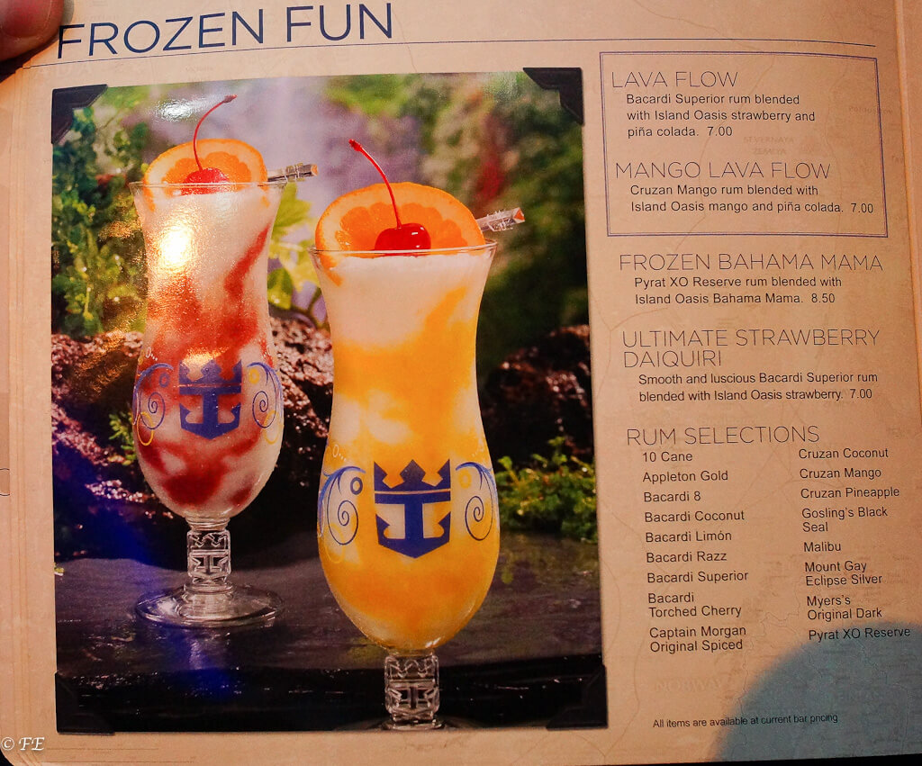Royal Caribbean Drink Lists Prices Menus And Much More Cruise With Gambee,Polish Sausage Meme