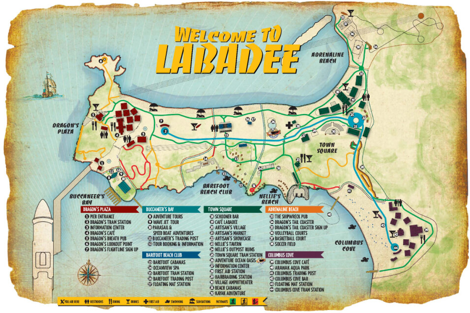 Labadee Haiti map